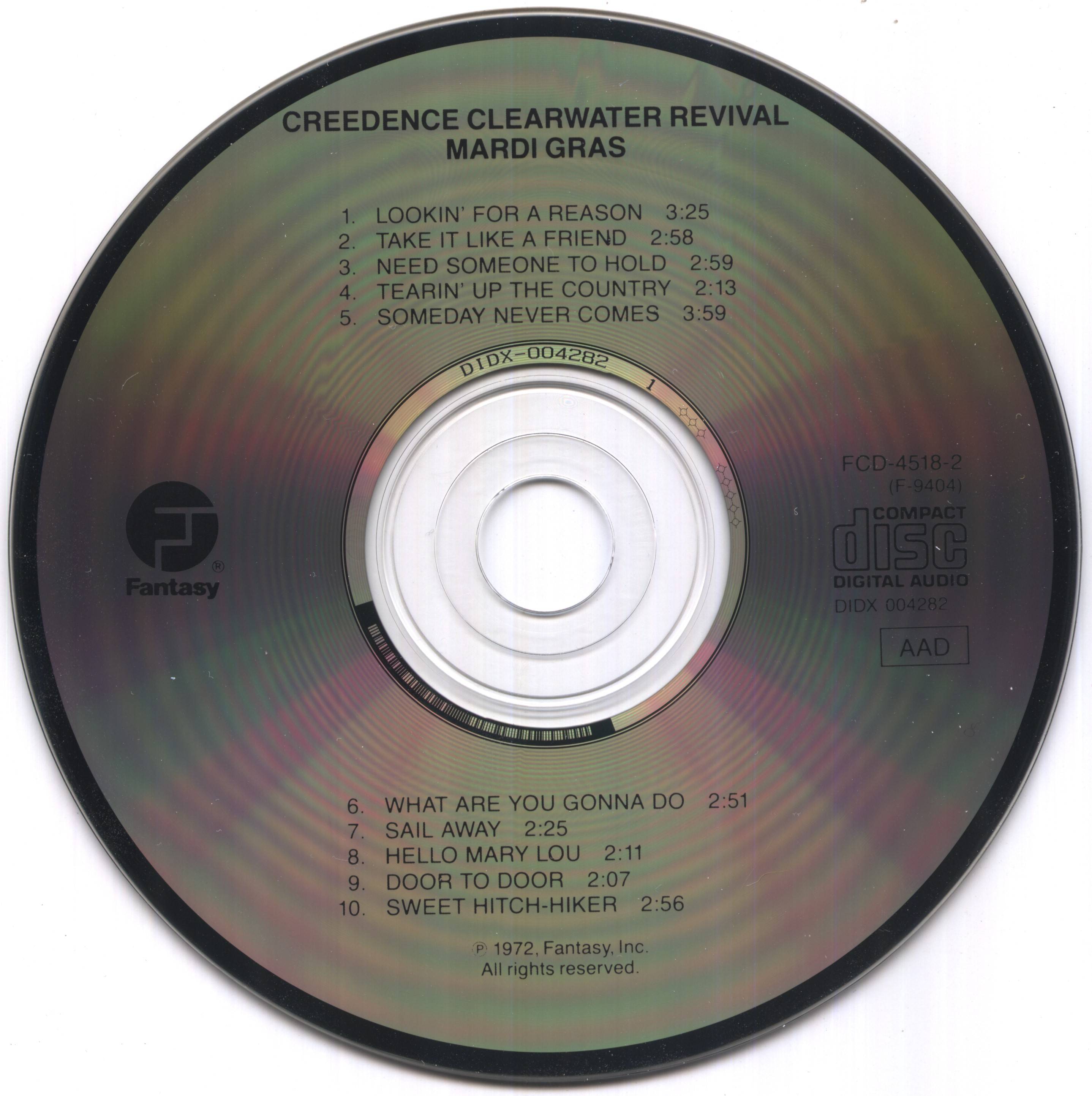 Creedence Clearwater Revival Mardi Gras [cd Us]